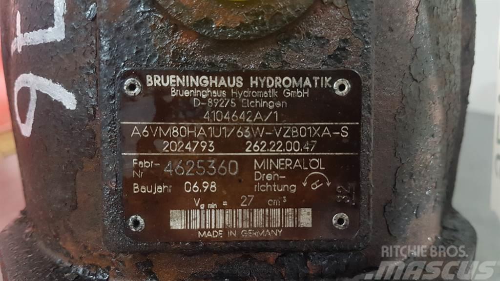Brueninghaus Hydromatik A6VM80HA1U1/63W - Ahlmann AL95 - Drive motor Componenti idrauliche