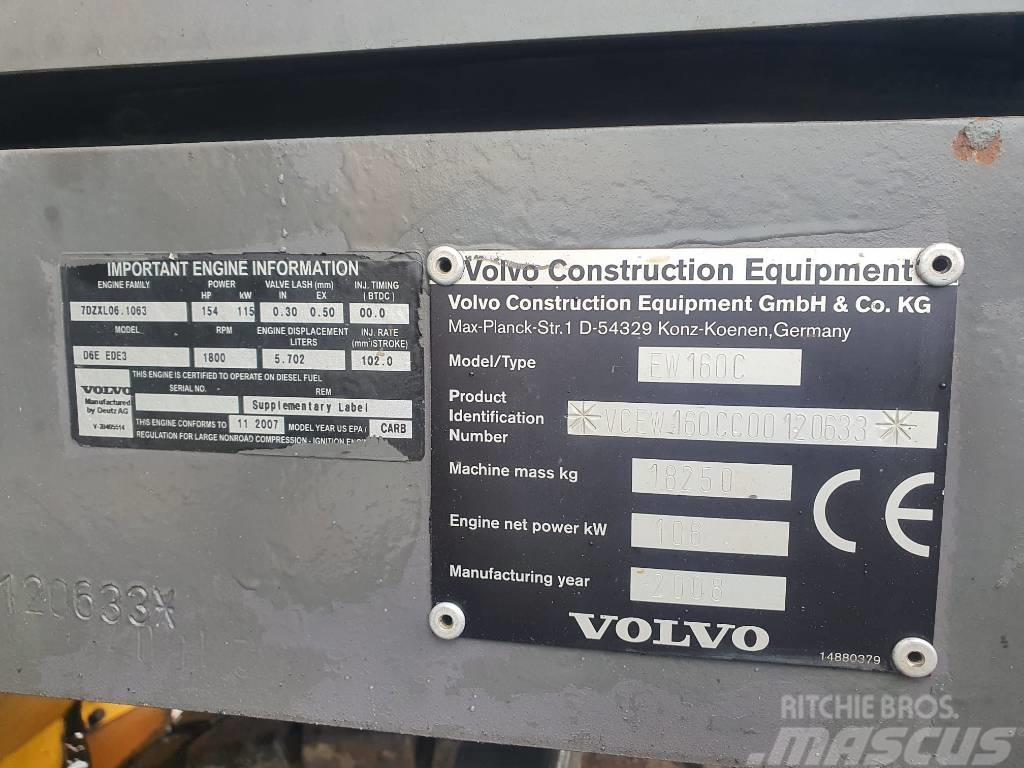 Volvo EW 160 C Escavatori gommati
