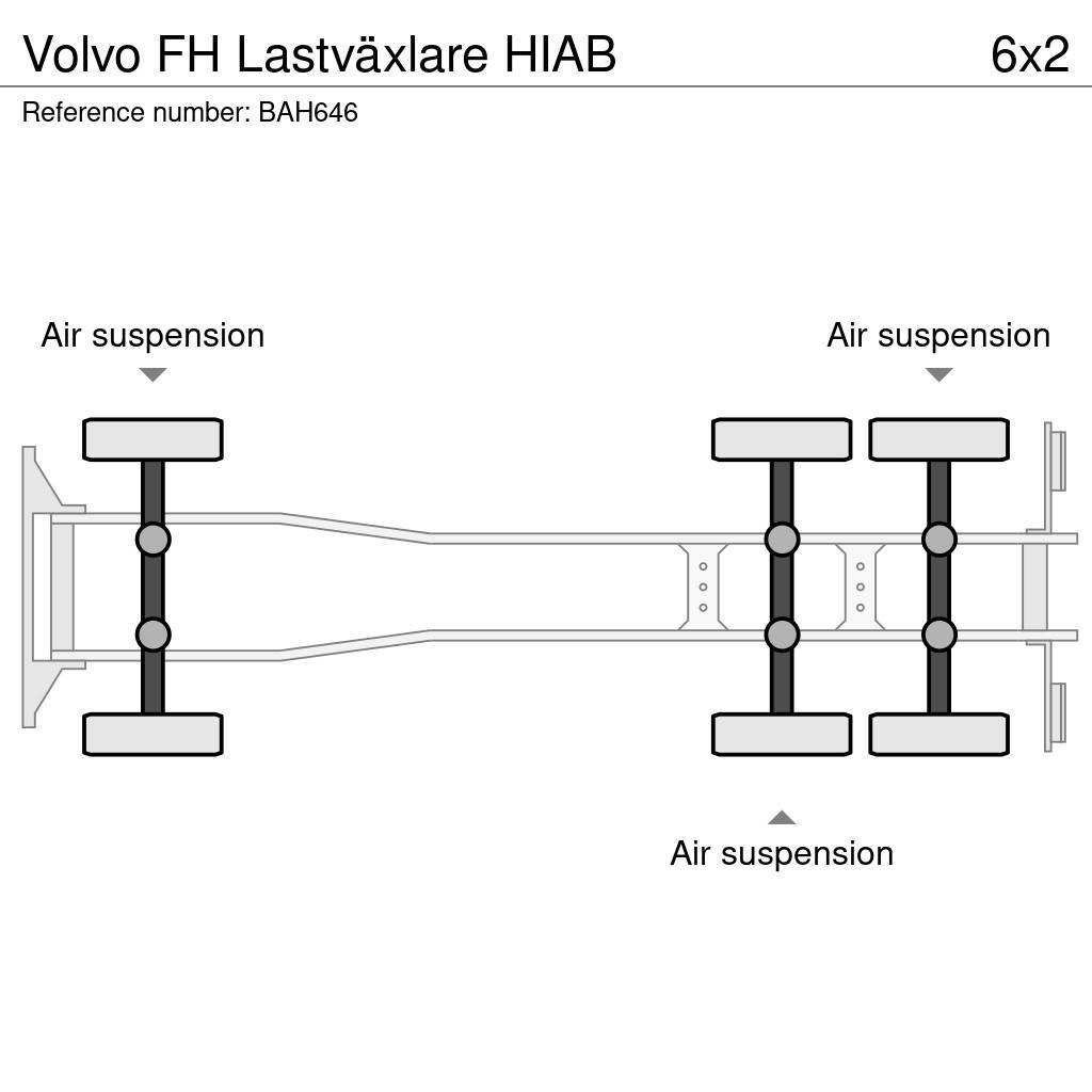 Volvo FH Lastväxlare HIAB Hook lift trucks