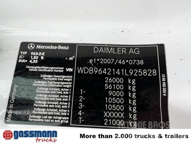 Mercedes-Benz Arocs 2645 K 6x4, Heckkran Hiab Jonsered 1300RS83, Camion ribaltabili