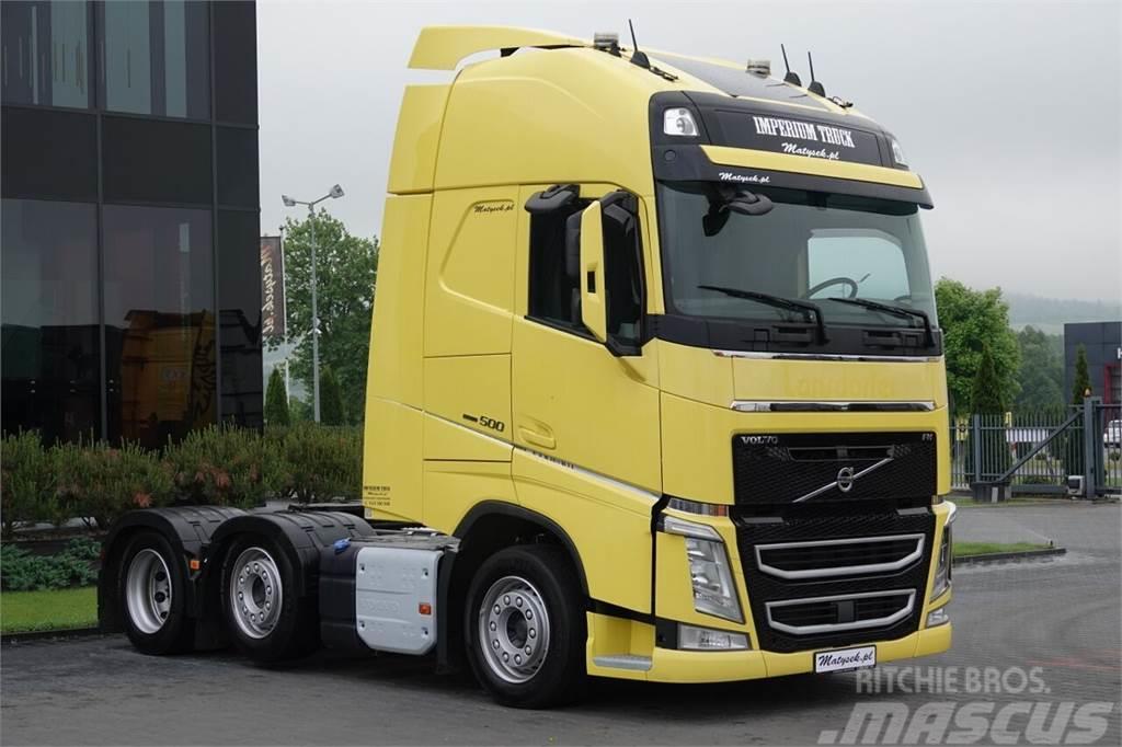 Volvo FH 500 / 6X2 / PUSHER / LOW DECK / STEERING AXLE / Tractor Units