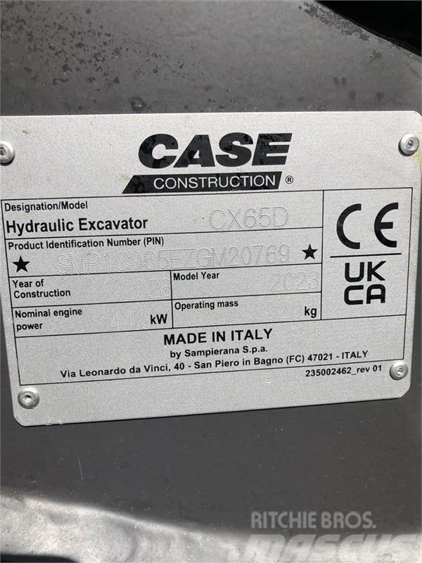 CASE CX65D Miniescavatori