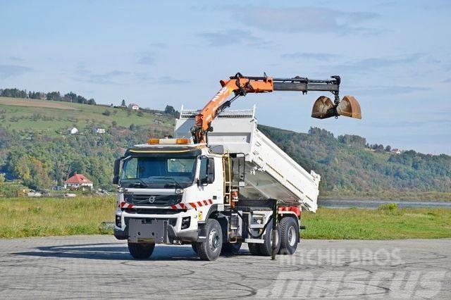 Volvo FMX 410 Kipper 5,20 m *ALTAS 126.3E/FUNK * 6x4 Crane trucks