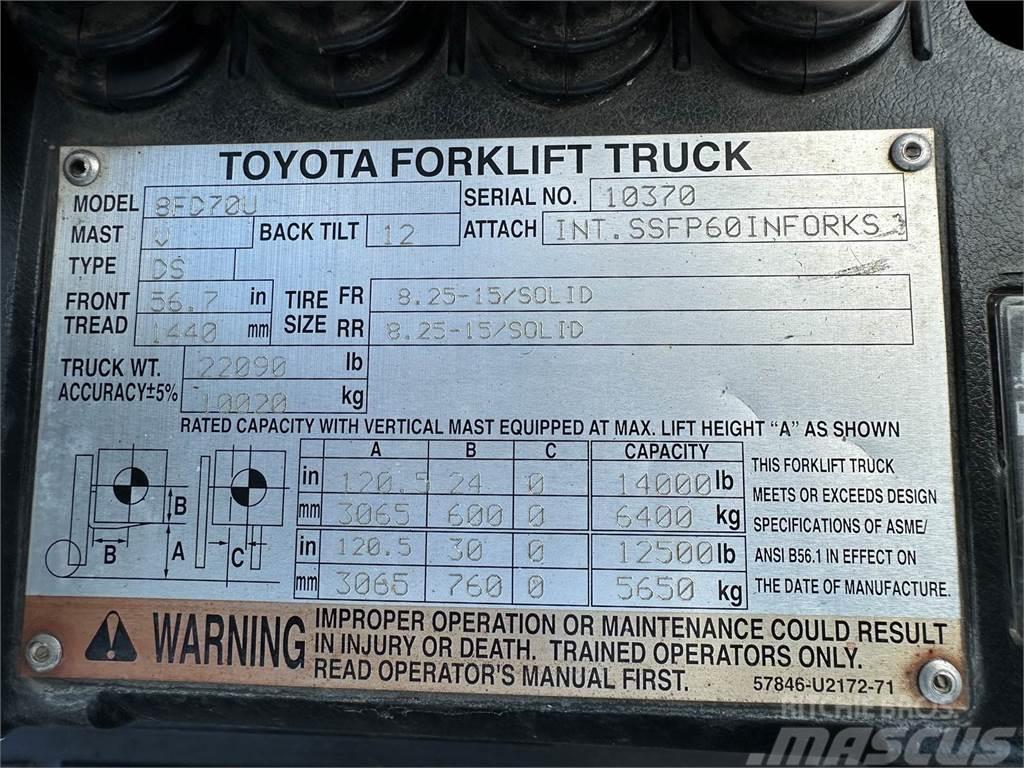 Toyota 8FD70U Forklift trucks - others