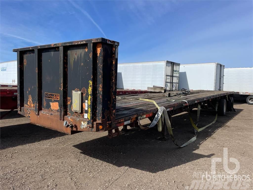 Wabash 48 ft T/A Flatbed/Dropside semi-trailers