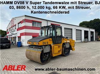 Hamm DV 8 V Super Tandemwalze mit Streuer