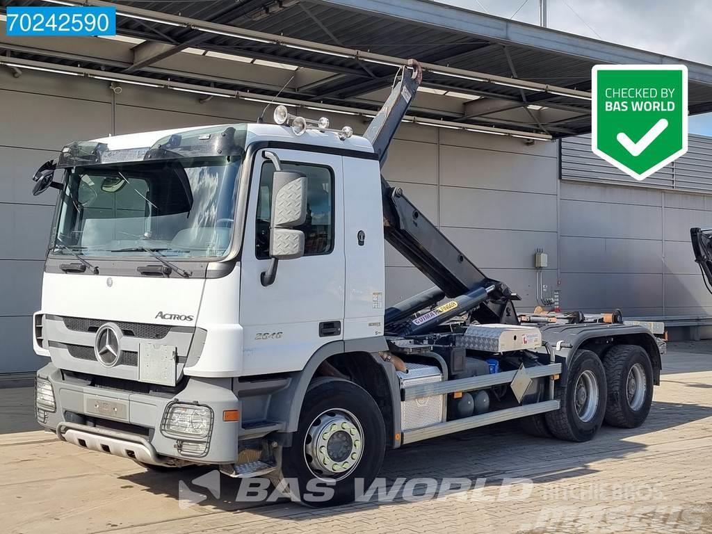 Mercedes-Benz Actros 2646 6X4 22T Hook Retarder Big-Axle Euro 5 Hook lift trucks