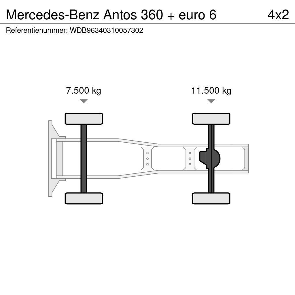 Mercedes-Benz Antos 360 + euro 6 Tractor Units