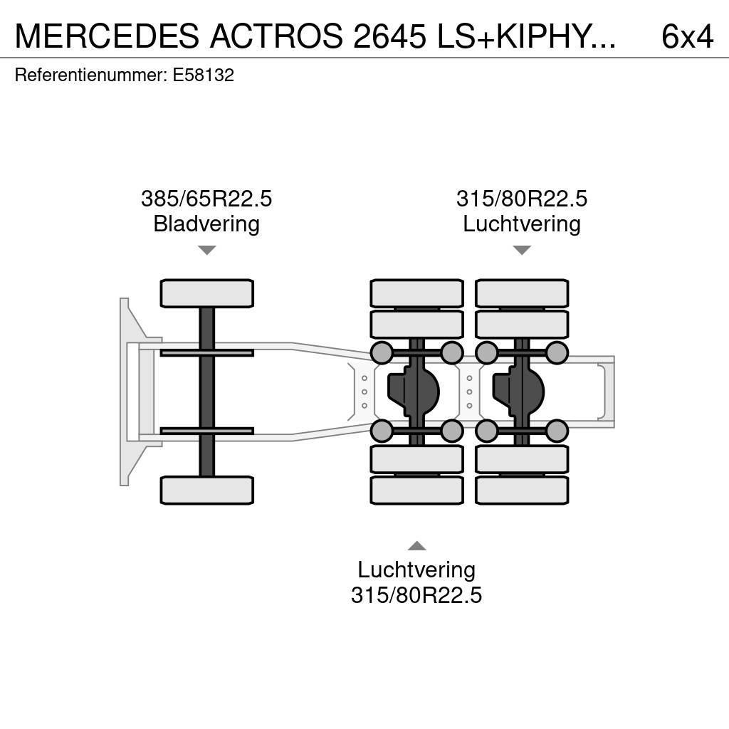 Mercedes-Benz ACTROS 2645 LS+KIPHYDR. Tractor Units