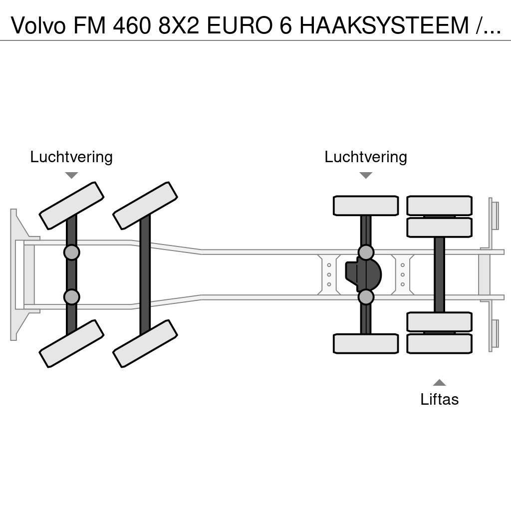 Volvo FM 460 8X2 EURO 6 HAAKSYSTEEM / PERFECT CONDITION Hook lift trucks