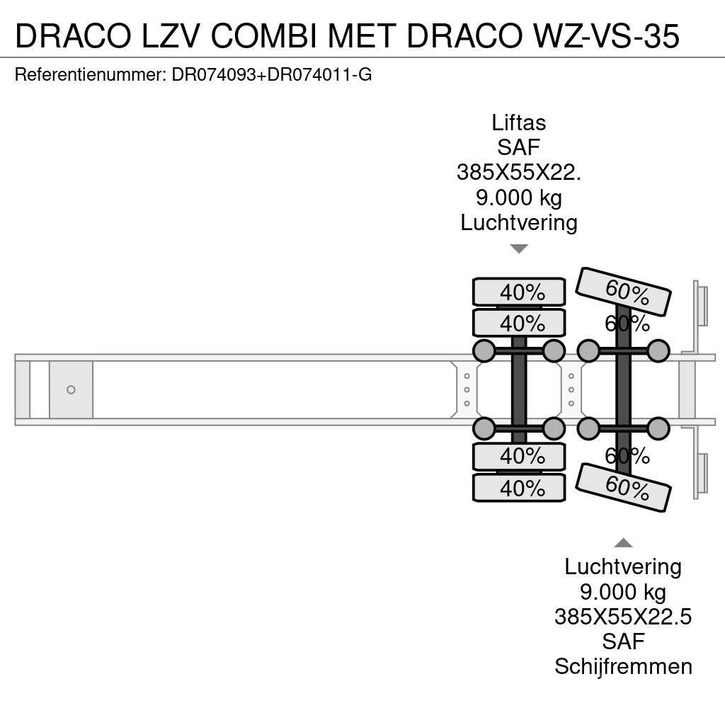 Draco LZV COMBI MET DRACO WZ-VS-35 Temperature controlled semi-trailers