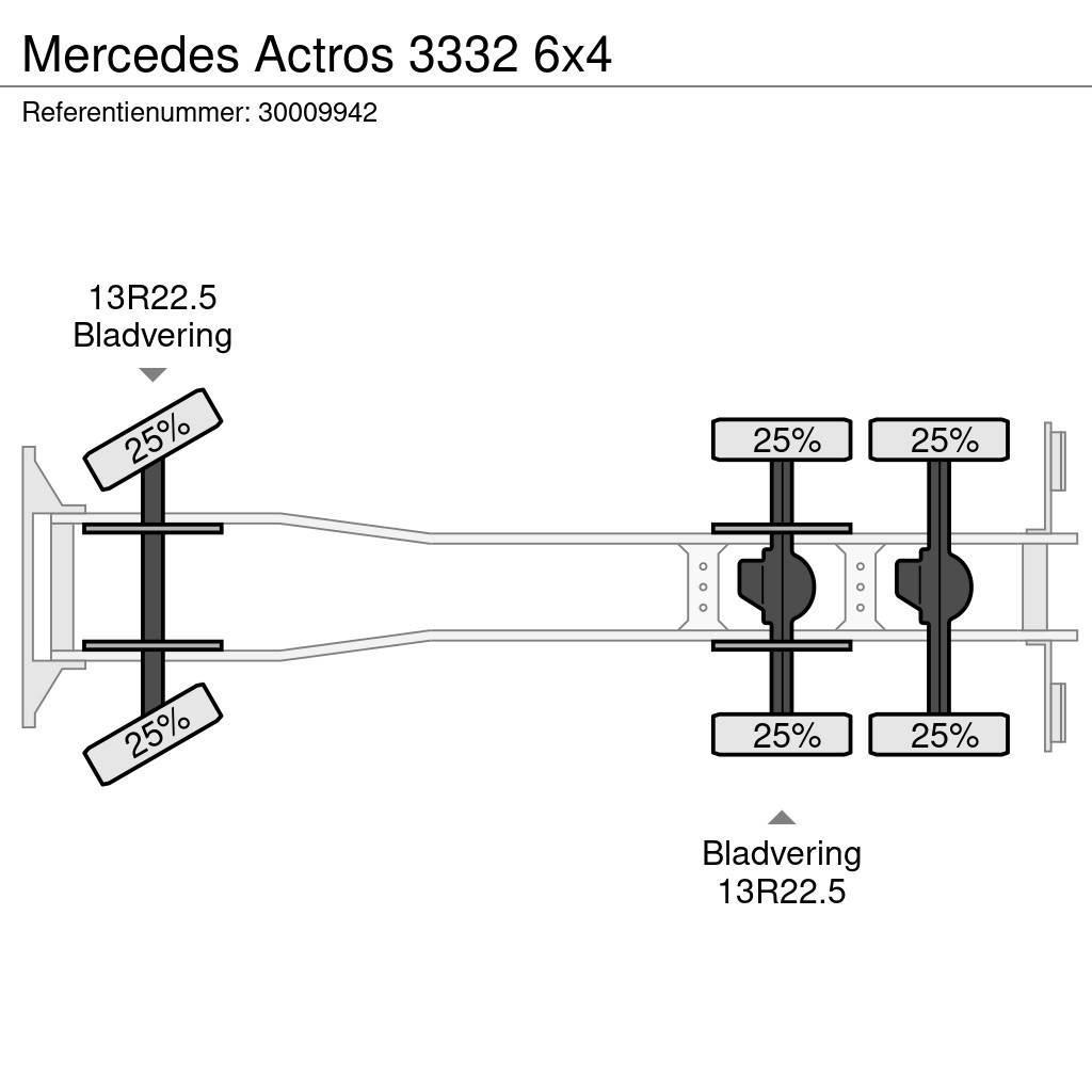 Mercedes-Benz Actros 3332 6x4 Tipper trucks
