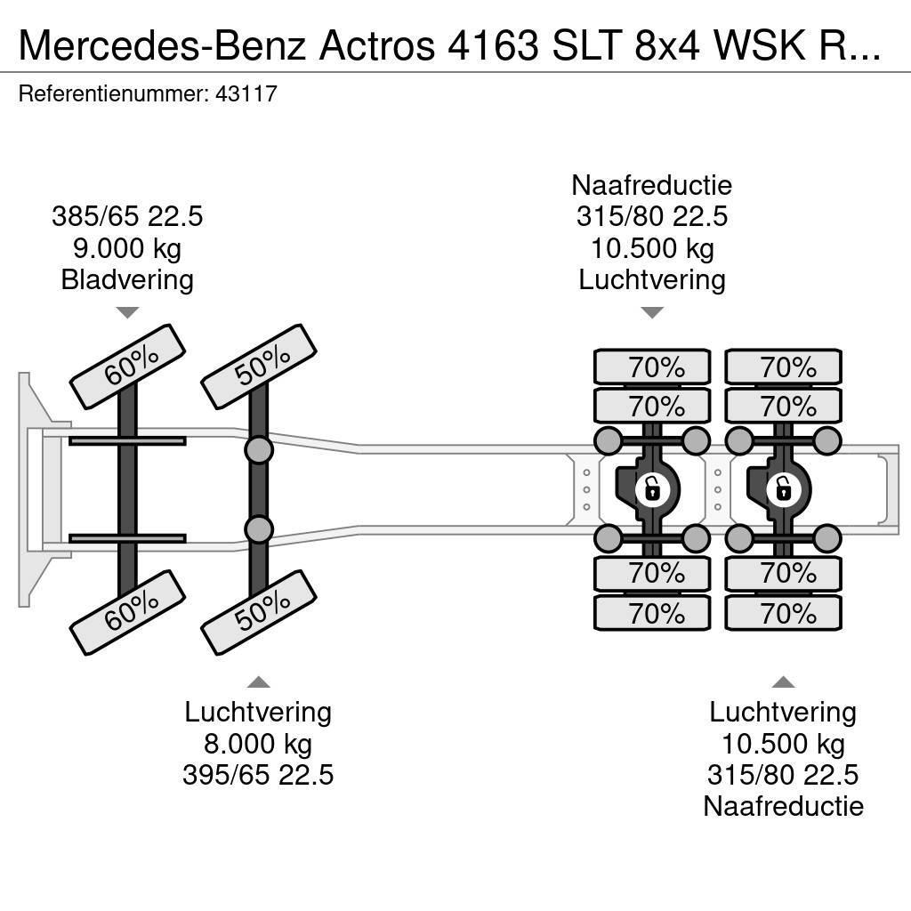 Mercedes-Benz Actros 4163 SLT 8x4 WSK Retarder 180 TON Tractor Units
