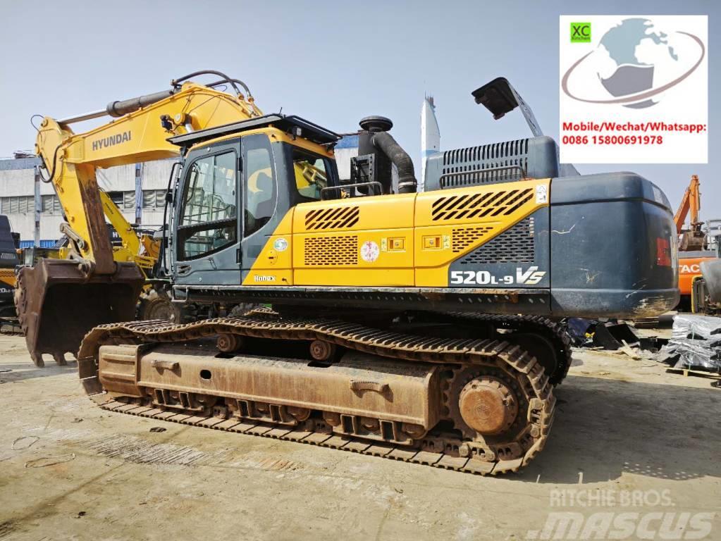 Hyundai Robex 520 VS Crawler excavators