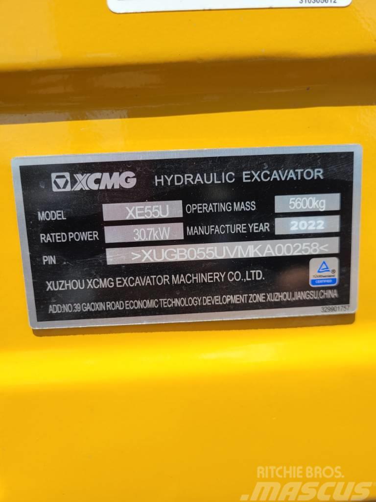 XCMG XE55 U Mini excavators < 7t (Mini diggers)