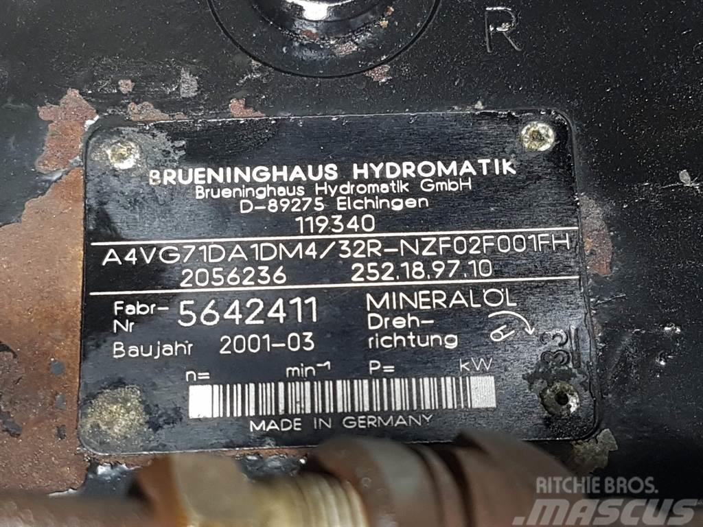 Brueninghaus Hydromatik A4VG71DA1DM4/32R Hydraulics