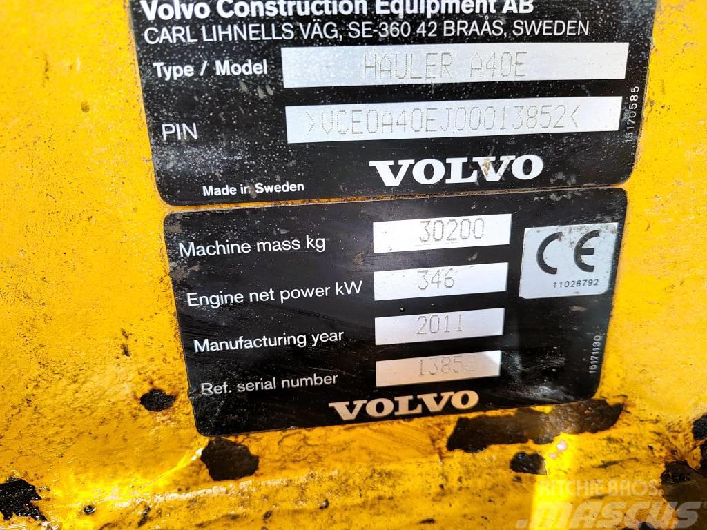 Volvo A 40 E Articulated Dump Trucks (ADTs)