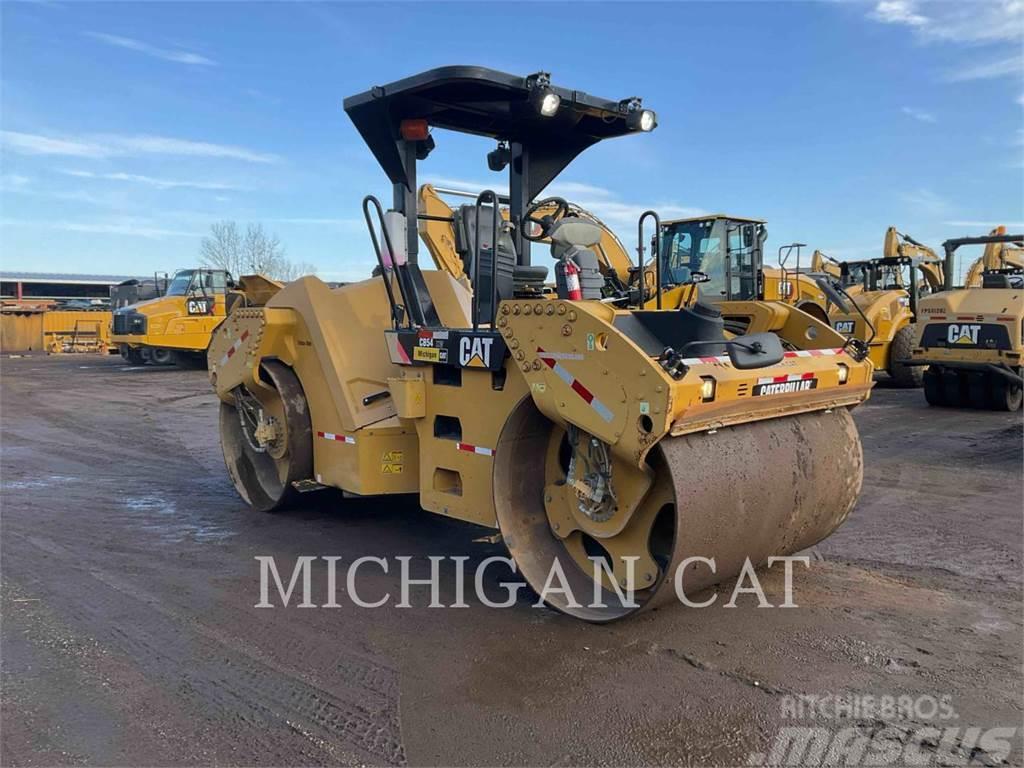 CAT CB54 XW Twin drum rollers