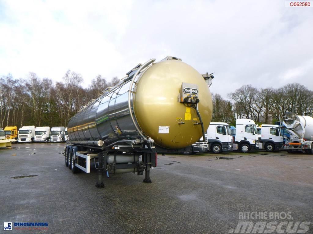 Van Hool Chemical tank inox 30 m3 / 1 comp ADR 12/03/2024 Tanker semi-trailers