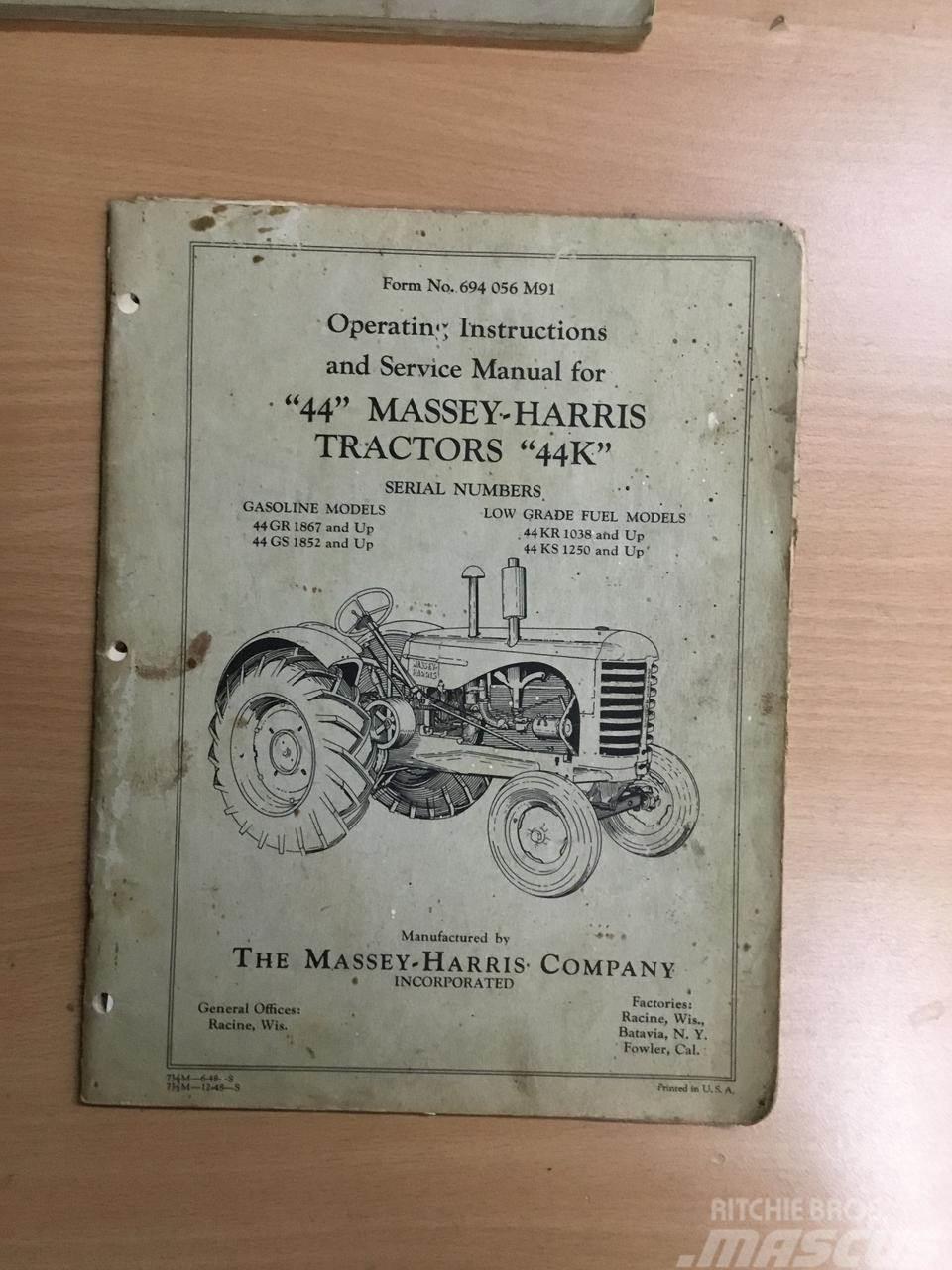 Massey Ferguson Parts list - manual Other agricultural machines