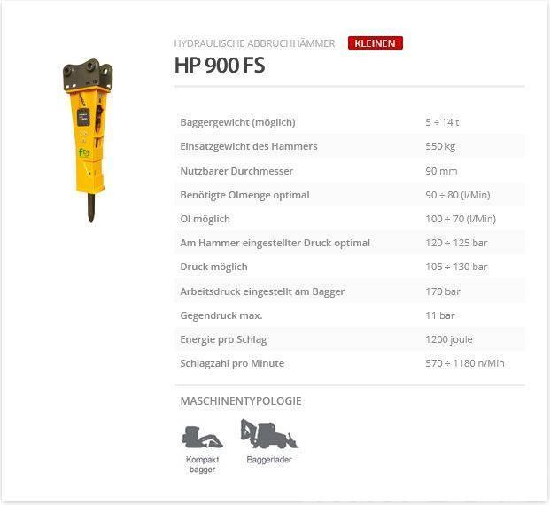 Indeco HP 900 FS Hammers / Breakers