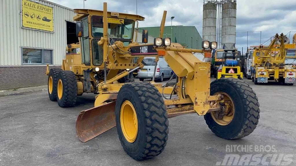 CAT 140H Motor Grader with Ripper Airco Good Condition Graders