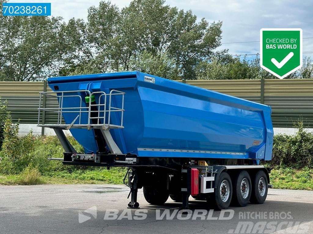 Euromix MTP 3 axles 27m³ HARDOX Liftachse Tipper semi-trailers
