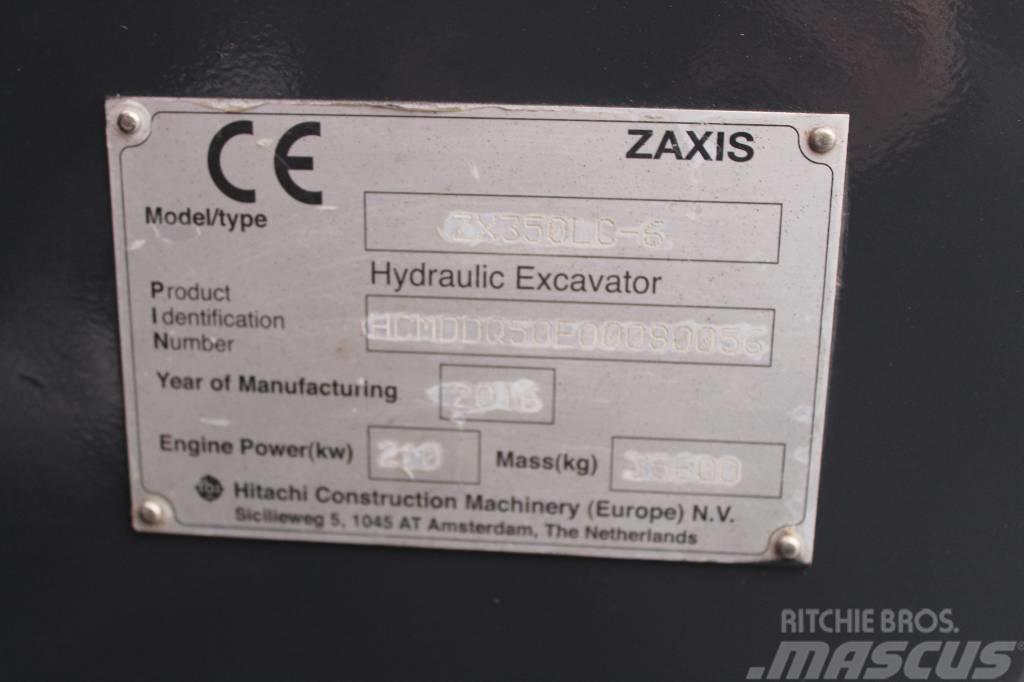 Hitachi ZX 350 LC-6 / 2 Kauhaa, Novatron 3D, Rasvari, Ym! Crawler excavators