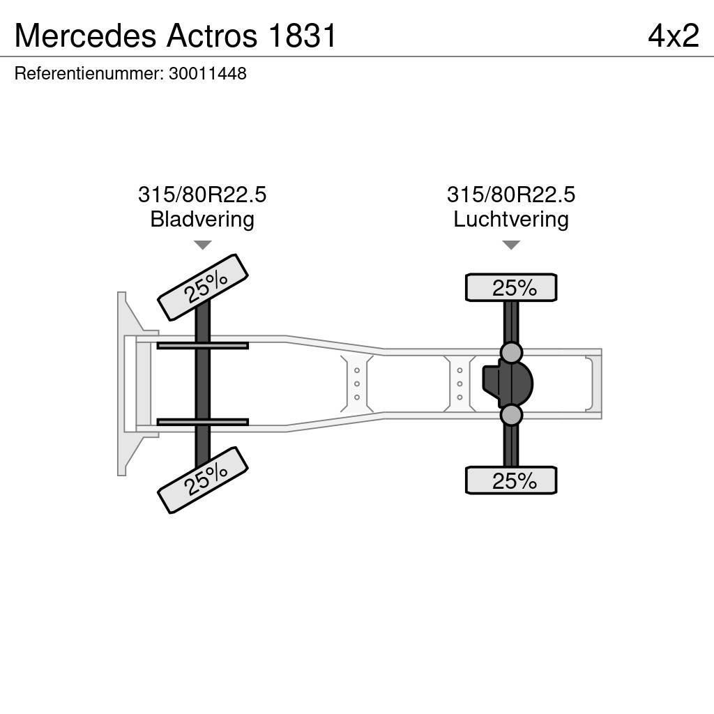 Mercedes-Benz Actros 1831 Tractor Units