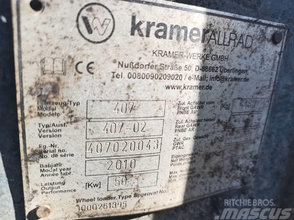Kramer Allrad 407 KT 2010r.Parts, Części Telescopic handlers