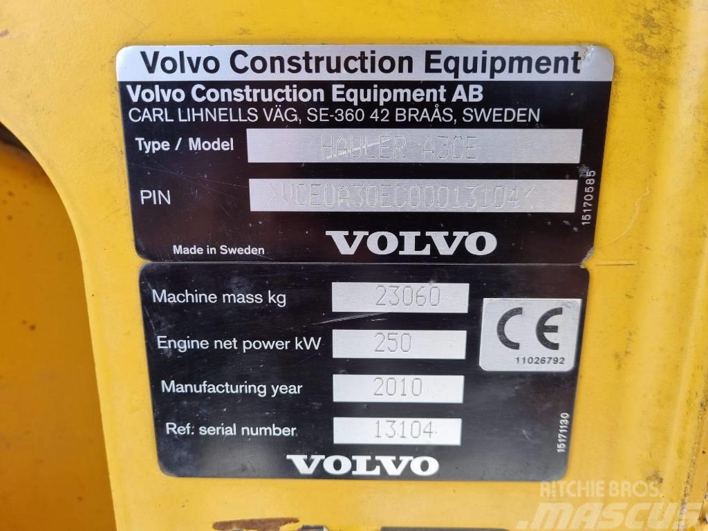 Volvo Wozidło Dumper VOLVO A30E 6x6 Articulated Dump Trucks (ADTs)