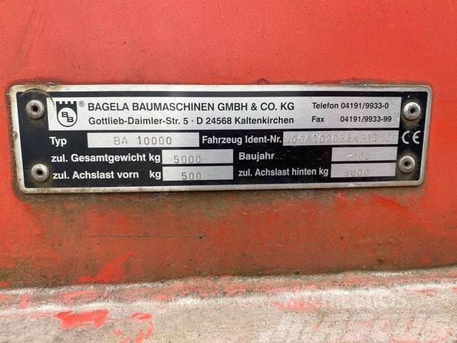 Bagela BA 10000 resin and asphalt recycler 109 Asphalt pavers