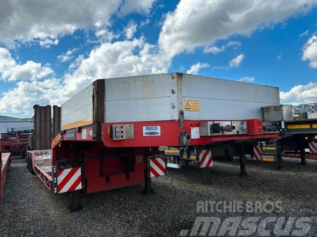 Goldhofer Tiefbett /ausziehbar / Rampen Low loader-semi-trailers