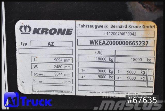 Krone AZ 18, Standard BDF, 1 Vorbesitzer, BPW Containerframe trailers