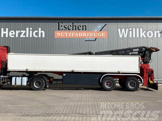 Langendorf 20/24 | Kran MKG HLK330*hydr. Klappen*Reifen:90% Flatbed/Dropside semi-trailers