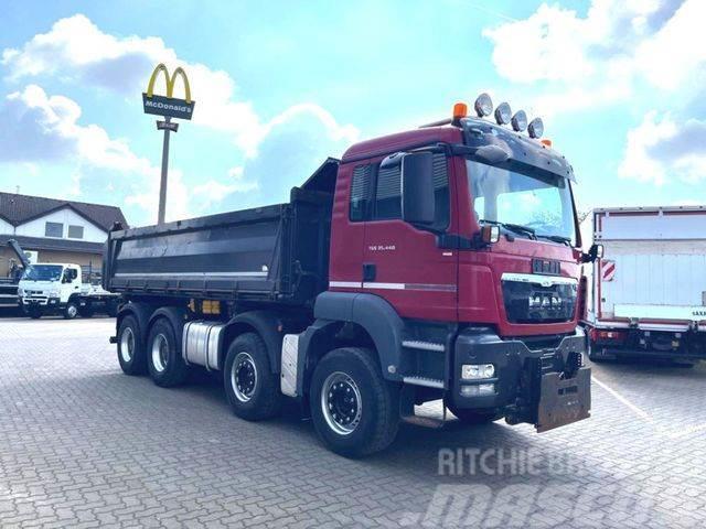 MAN TG-S 35.440 8x4 BB 4-Achs Kipper Bordmatik Schal Tipper trucks