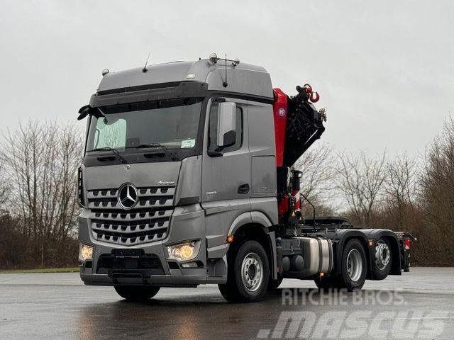 Mercedes-Benz Arocs 2552 6x2 Lift Achse HMF 4020 Tractor Units
