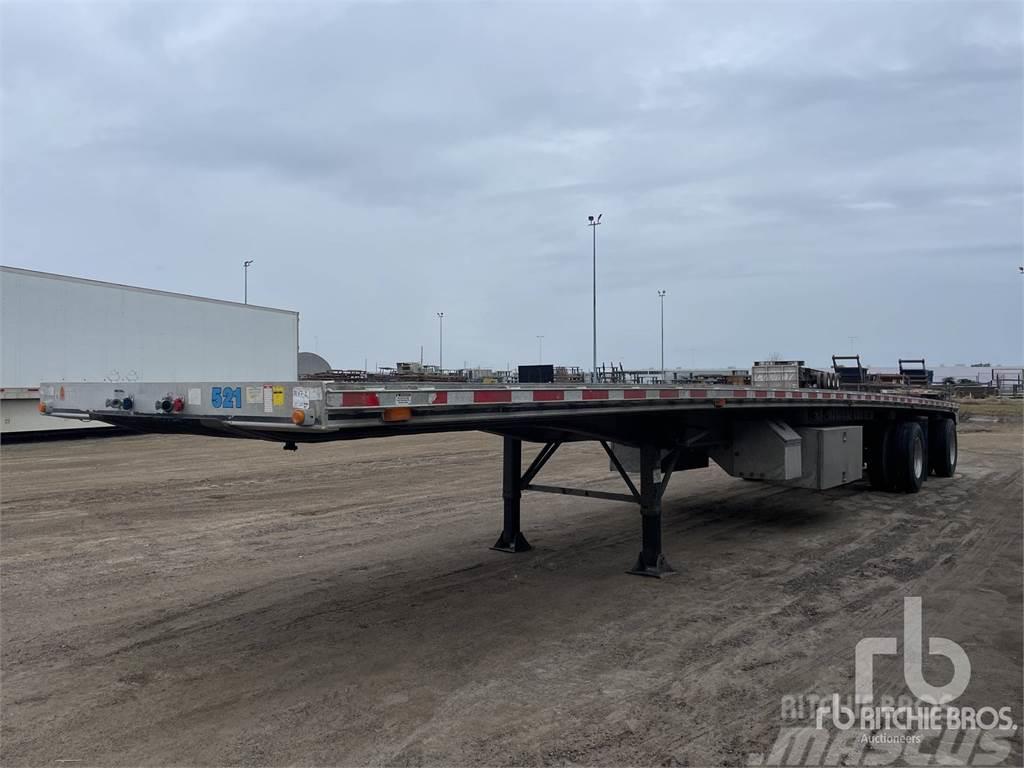 East Mfg MANUFACTURING 48 ft T/A Spread Axle Flatbed/Dropside semi-trailers