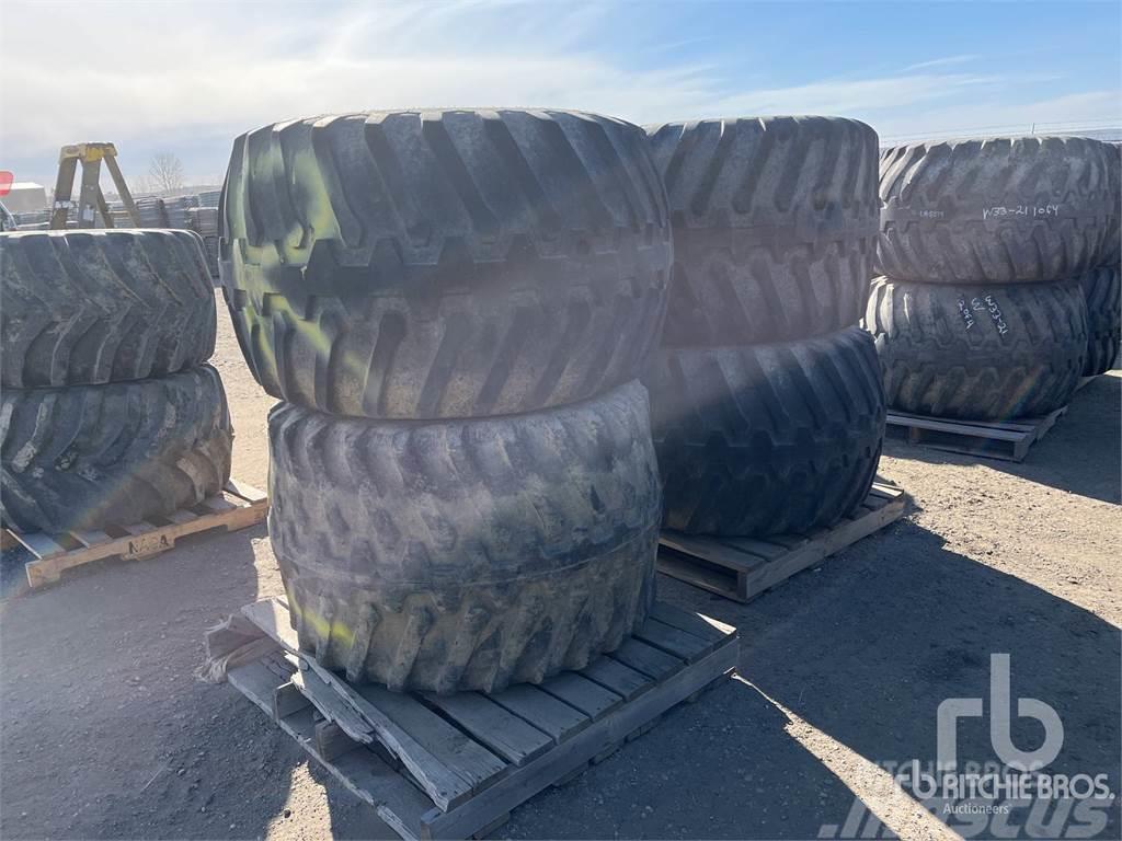 Firestone Quantity of (4) 48X31.00-20 Floater Tyres, wheels and rims