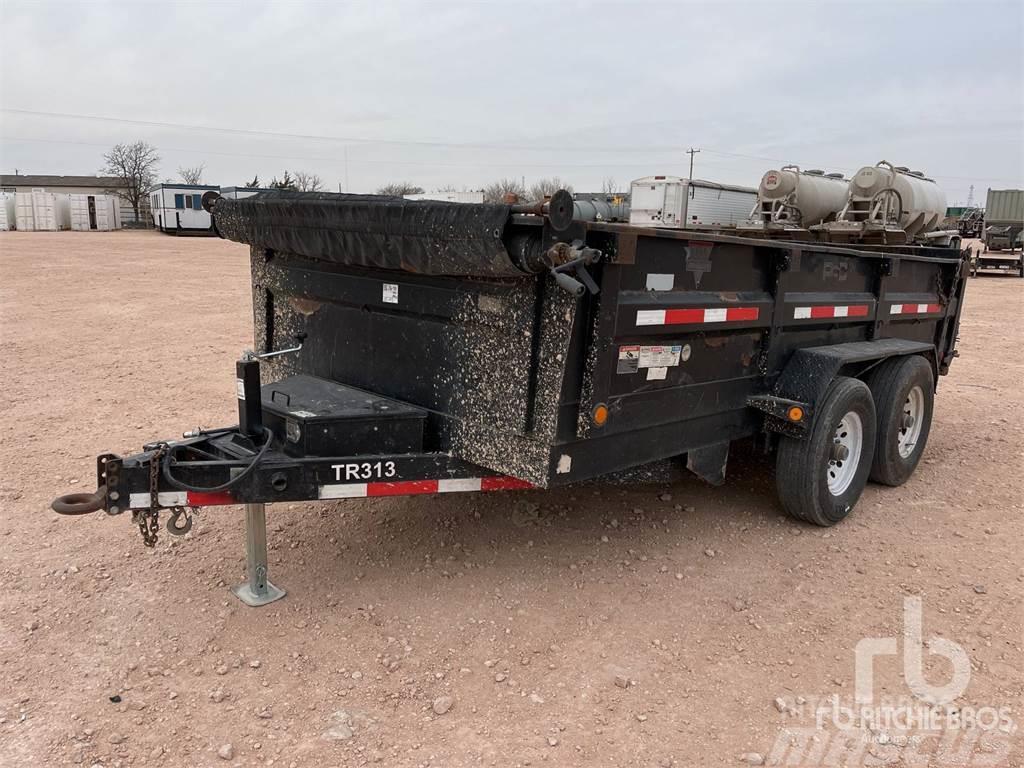 PJ TRAILERS 14 ft T/A Dump Vehicle transport trailers