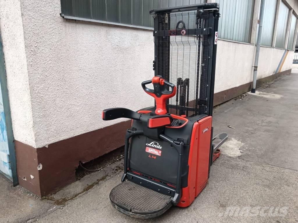 Linde L14AP Transpallet uomo a terra