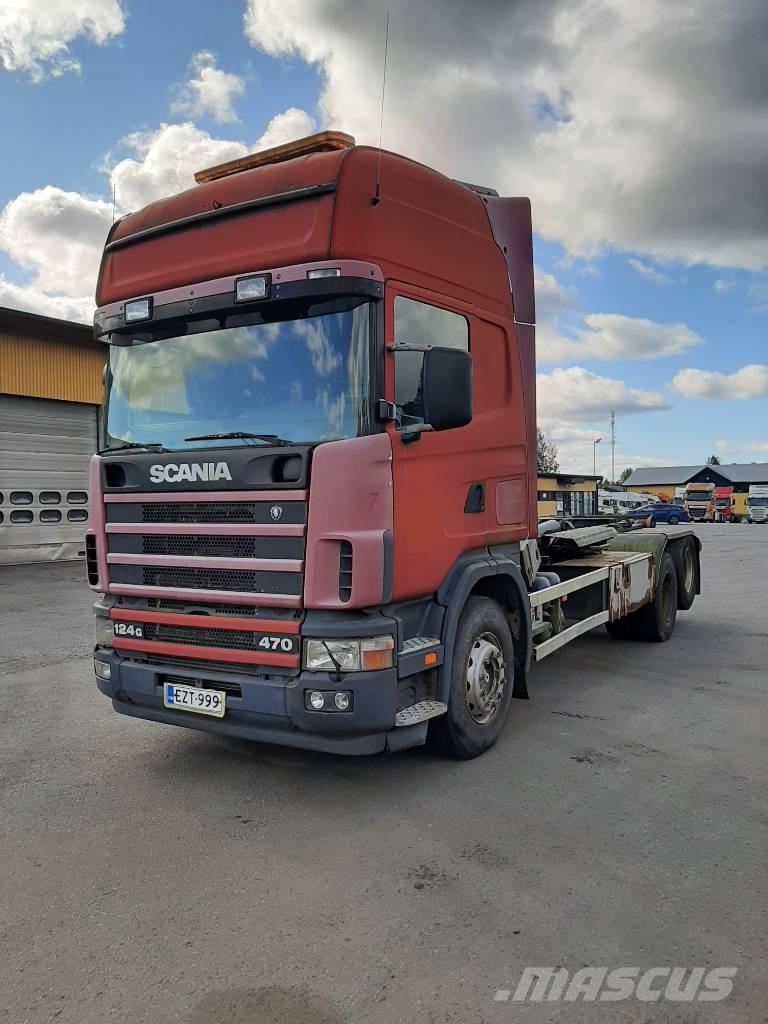 Scania R 124 Camion con gancio di sollevamento