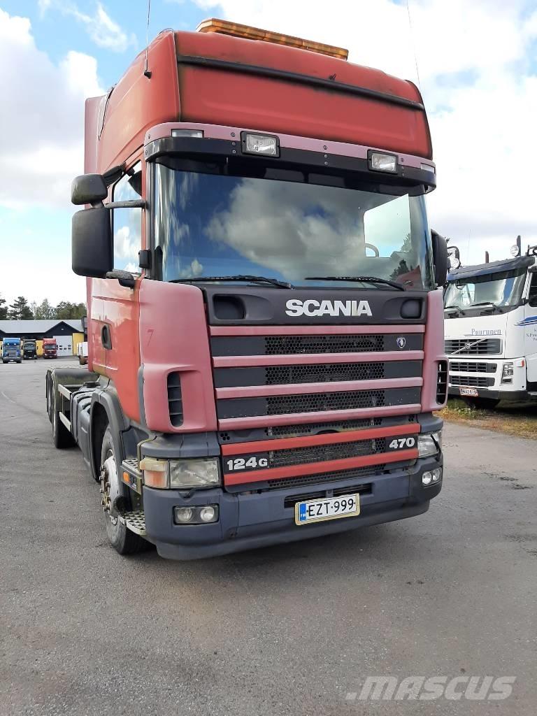 Scania R 124 Camion con gancio di sollevamento