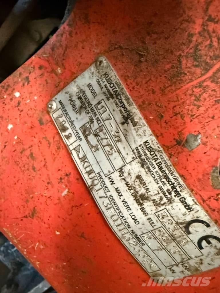 Kubota U 17-3 Miniescavatori