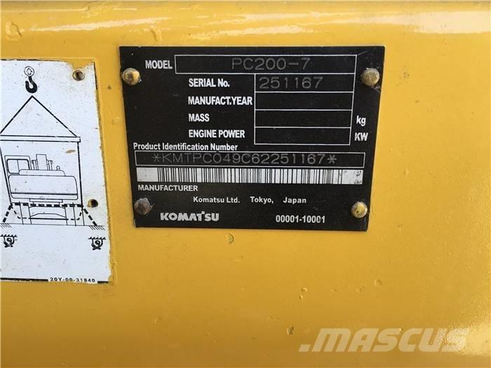 Komatsu PC 200-7 Escavatori cingolati