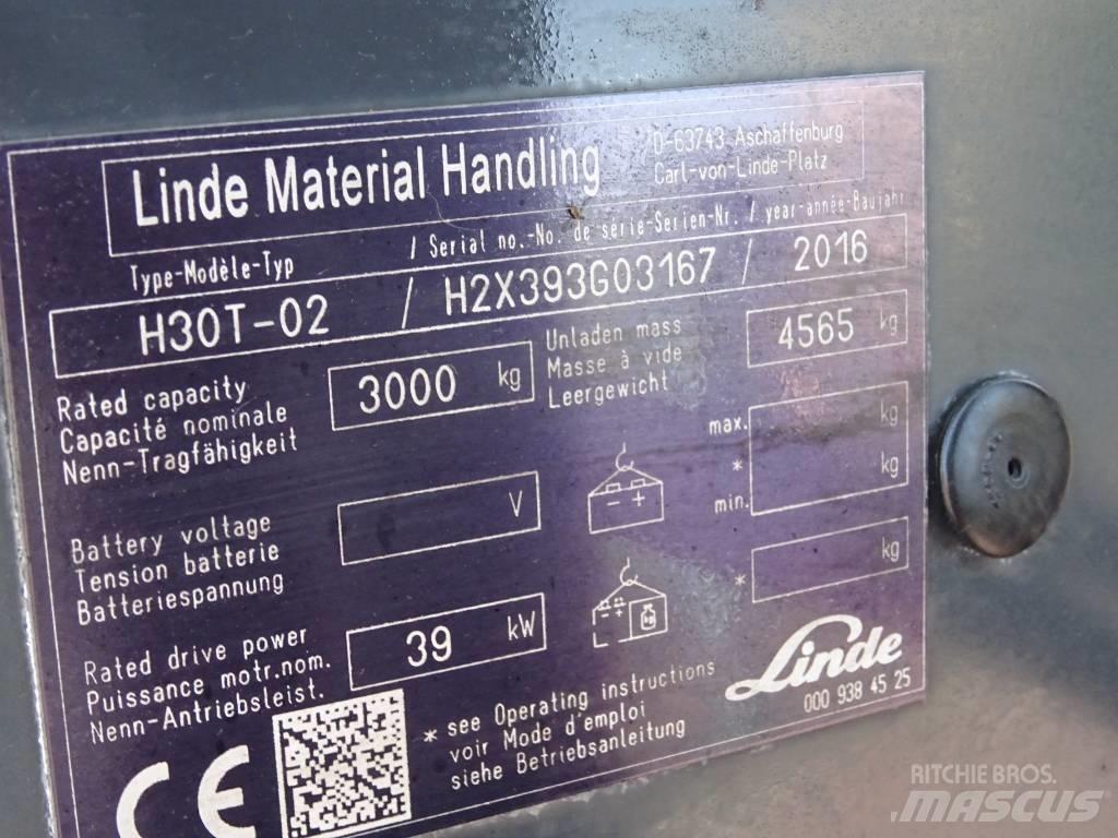 Linde H30T-02 Carrelli elevatori GPL