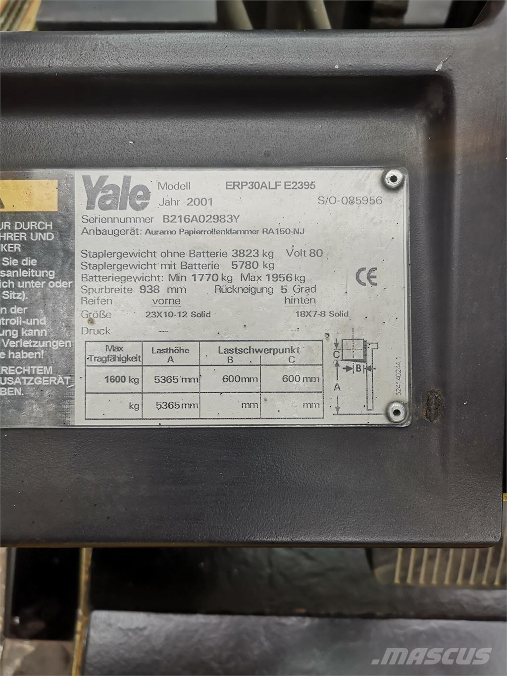 Yale ERP 30 ALF Carrelli elevatori elettrici