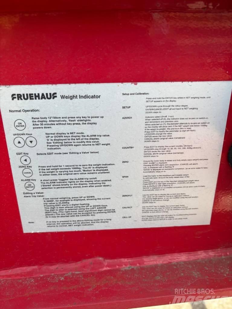 Fruehauf Halfpipe Semirimorchi a cassone ribaltabile