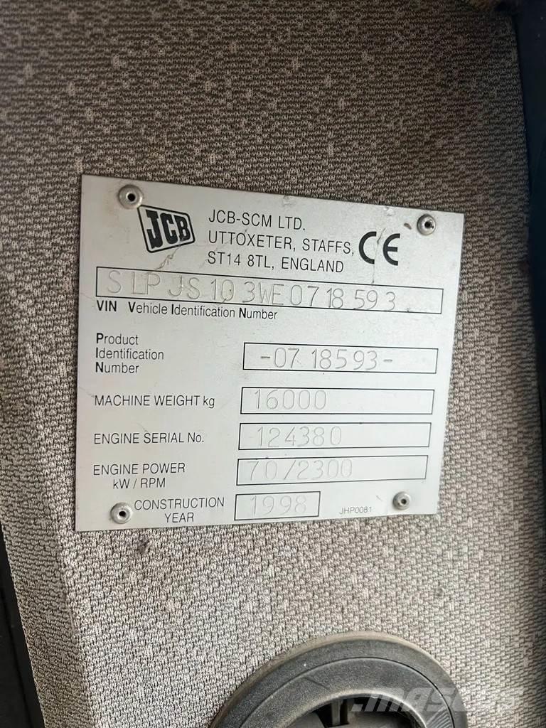 JCB JS 160W Escavatori gommati