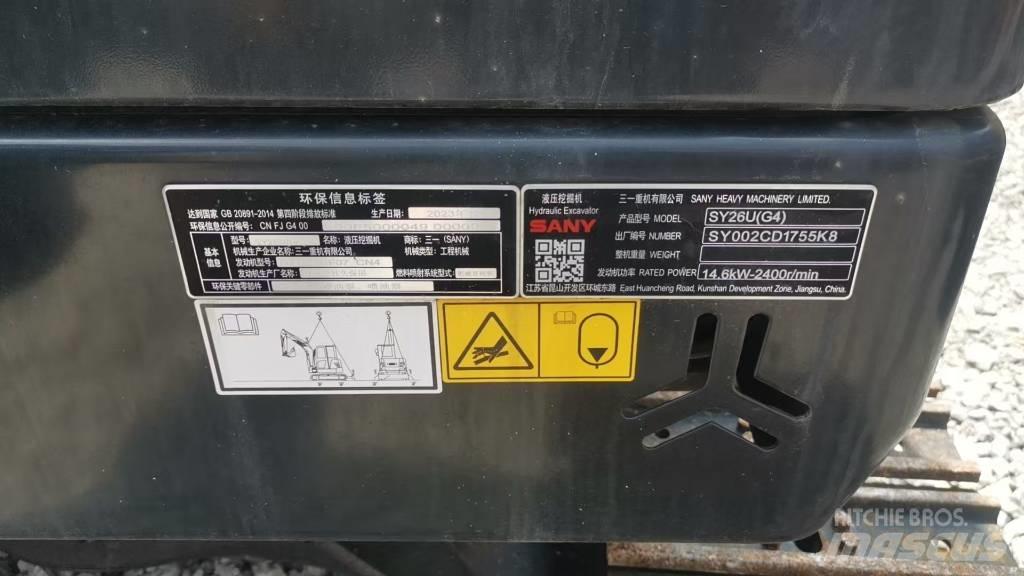Sany SY 26 U Miniescavatori